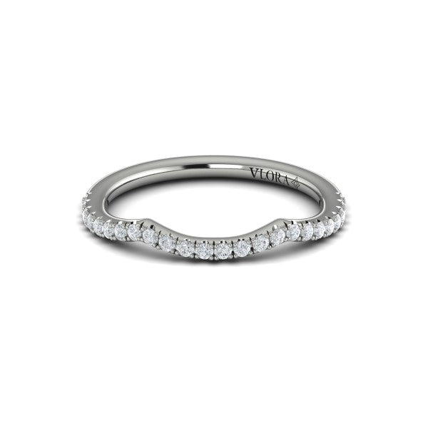 Matching Bands Wedding Band in Platinum by Vlora Bridal