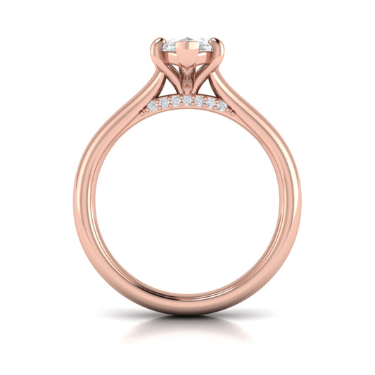 Marquise Solitaire Engagement Ring