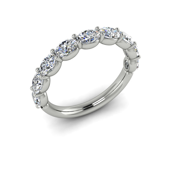 Stackable Bands Wedding Band in Platinum by Vlora Bridal