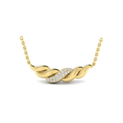 Twist Crescent Necklace