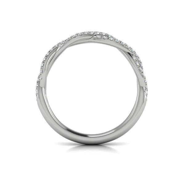 Matching Band for Woven Strands Engagement Ring