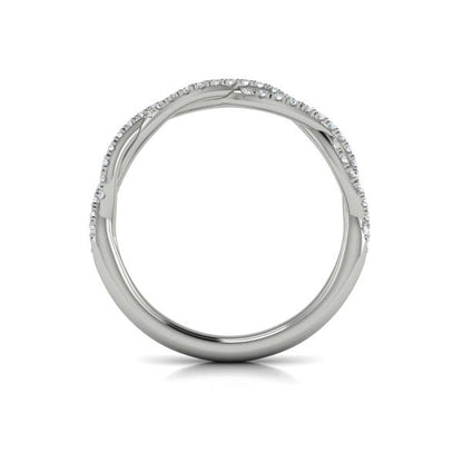 Matching Bands Wedding Band in Platinum by Vlora Bridal