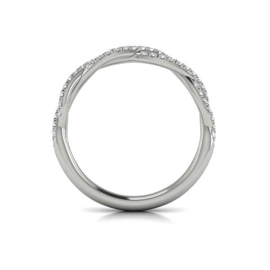 Matching Bands Wedding Band in Platinum by Vlora Bridal