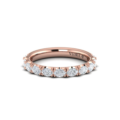 Matching Band for Diamond Accented Oval Engagement Ring