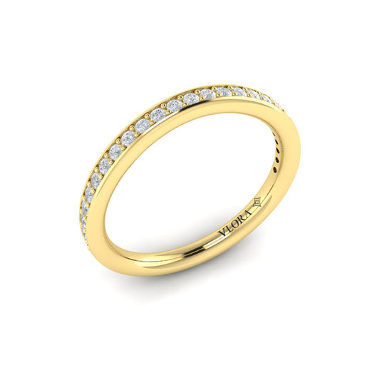 Matching Band for Charming Cathedral Split Shank Engagement Ring