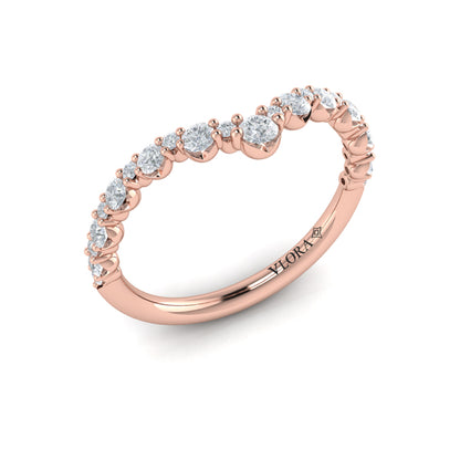 Chevron Contoured Band