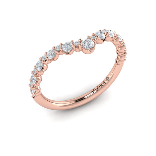 Chevron Contoured Band