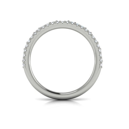 Stackable Bands Wedding Band in Platinum by Vlora Bridal