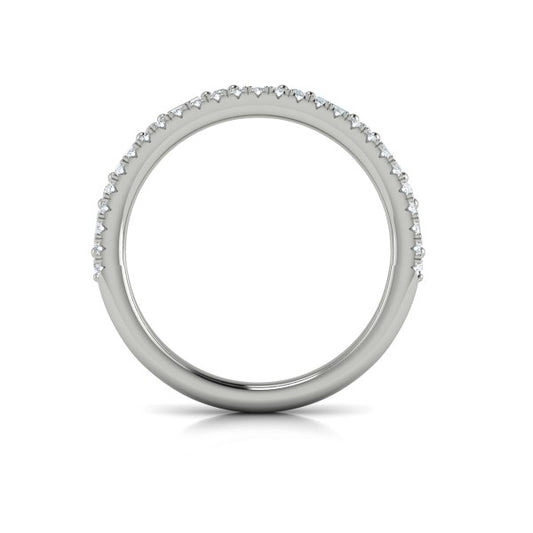 Stackable Bands Wedding Band in Platinum by Vlora Bridal