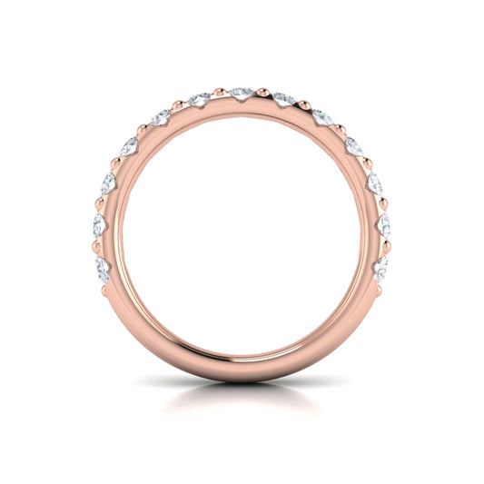 Round Diamond Prong Set Band