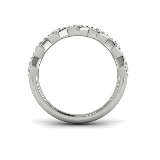 Diamond Cluster Honeycomb Ring