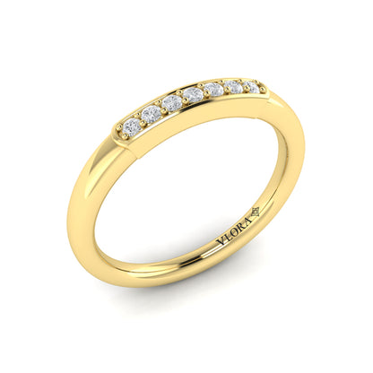 Diamond Line Stackable Band
