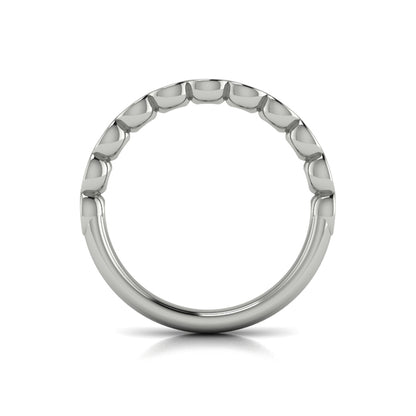 Matchign Band for Bezel Oval Diamond Band Engagement Ring
