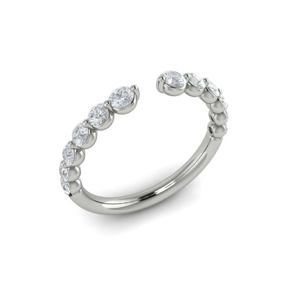 Stackable Bands Wedding Band in Platinum by Vlora Bridal