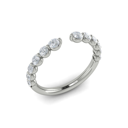 Stackable Bands Wedding Band in Platinum by Vlora Bridal