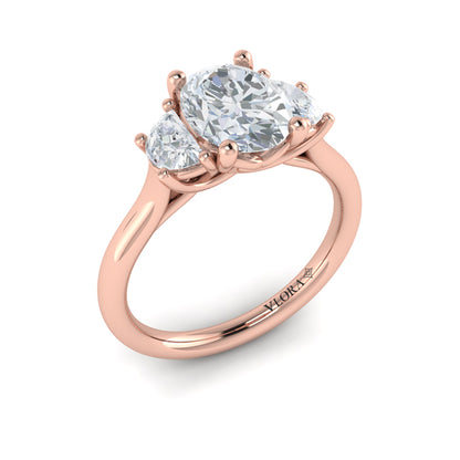 Harmony Three Stone Engagement Ring