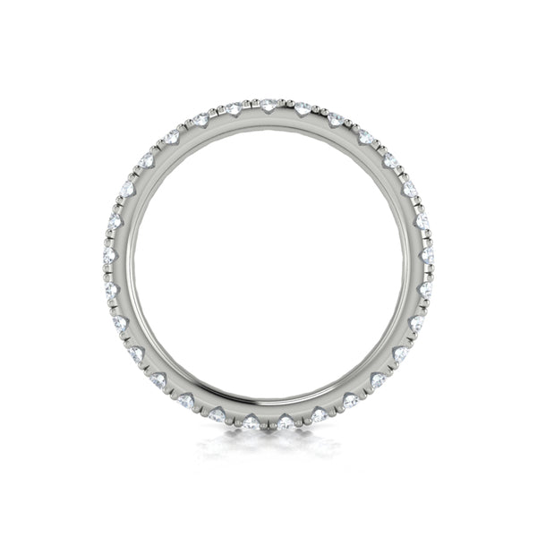 Eternity Bands Wedding Band in Platinum by Vlora Bridal