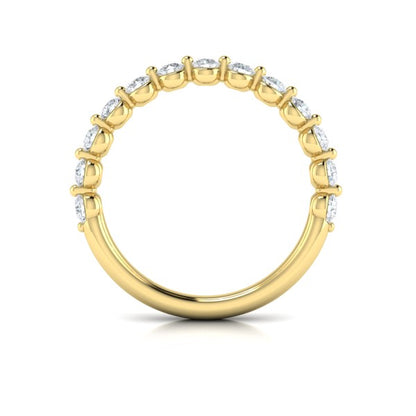 Matching Bands Wedding Band in 14K Yellow Gold by Vlora Bridal