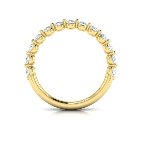 Matching Bands Wedding Band in 14K Yellow Gold by Vlora Bridal