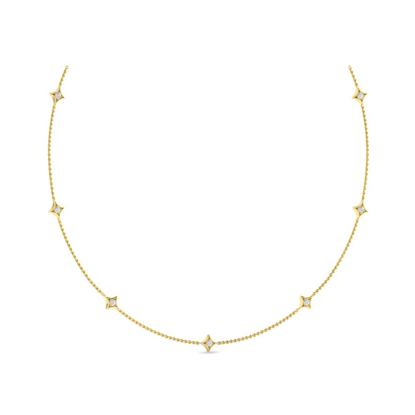 Multi Diamond Vlora Star Necklace