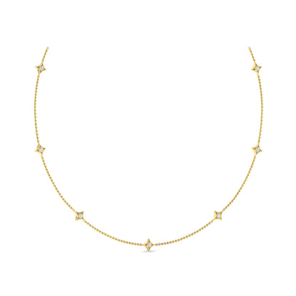 Multi Diamond Vlora Star Necklace