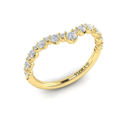 Chevron Contoured Band