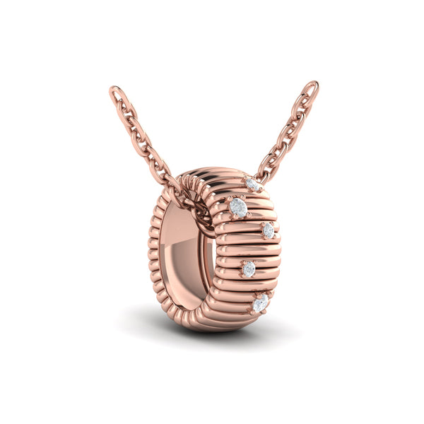 Fluted Ring Pendant