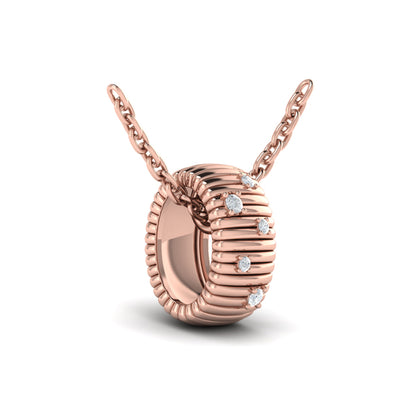 Fluted Ring Pendant