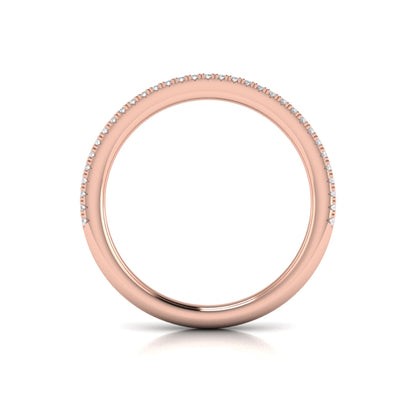 Stackable Bands Wedding Band in 14K Rose Gold by Vlora Bridal