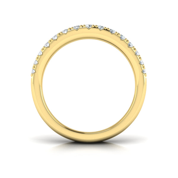 Diamond Multi-Row Curved Statement Ring