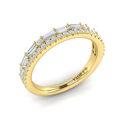 Baguette Duo Stackable Band