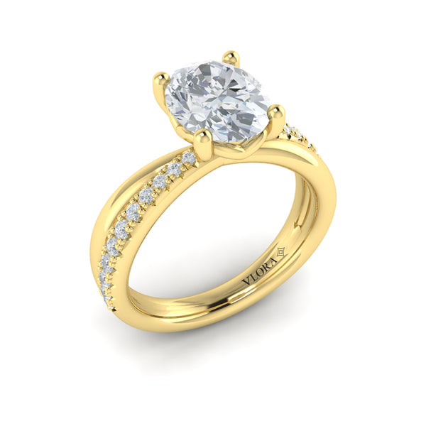 Destiny Oval Engagement Ring