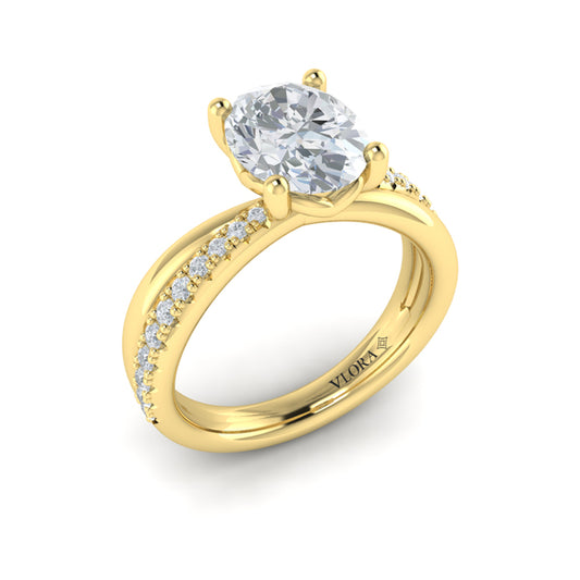 Destiny Oval Engagement Ring