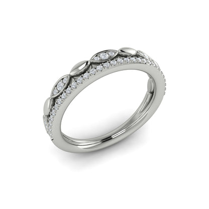 Stackables Wedding Band in Platinum by Vlora Bridal