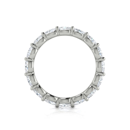 Elegant Oval Eternity Ring