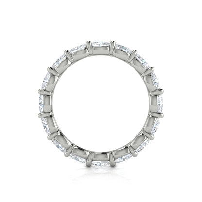 Elegant Oval Eternity Ring