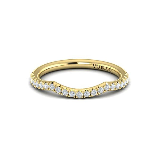 Woven Pave Matching Wedding Band