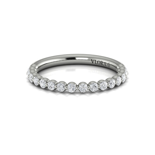 Matching Band for Floating Halo Round Engagement Ring