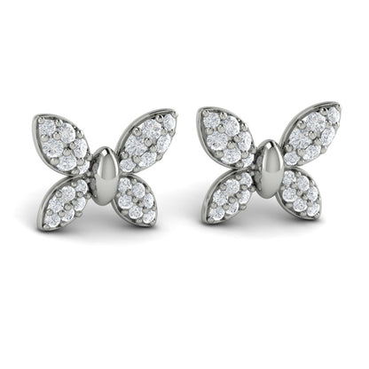 Butterfly Diamond Pavé Earrings