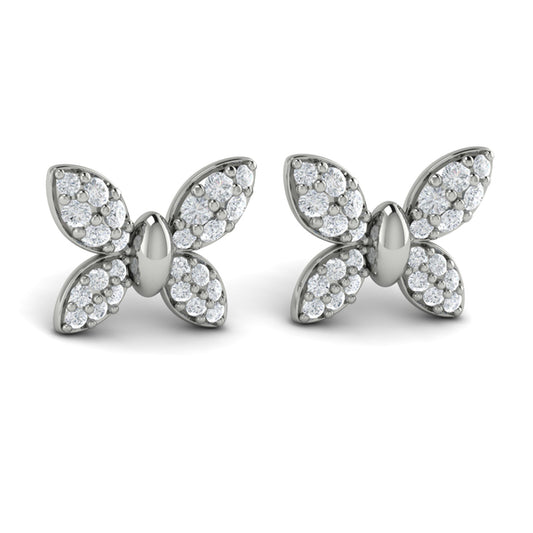 Butterfly Diamond Pavé Earrings