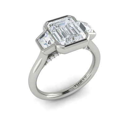 Architectural Elegance Engagement Ring