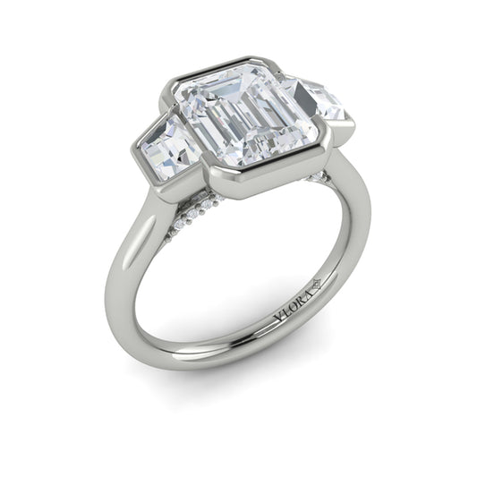 Architectural Elegance Engagement Ring
