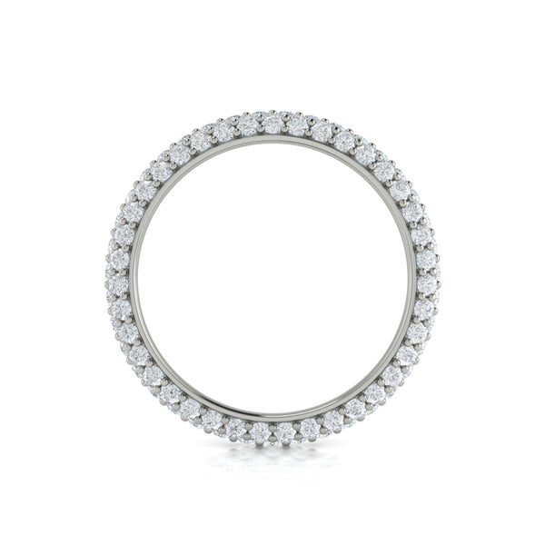 Rounded Pave Eternity Ring