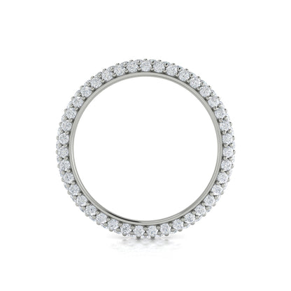 Eternity Bands Wedding Band in Platinum by Vlora Bridal