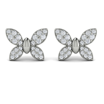 Butterfly Diamond Pavé Earrings