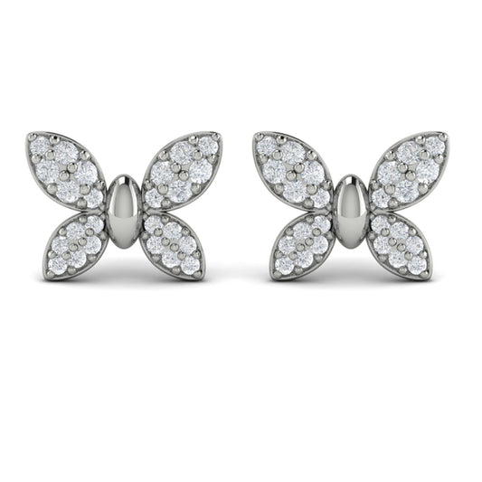 Butterfly Diamond Pavé Earrings
