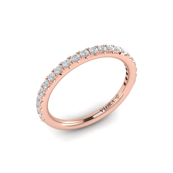 Matching Band for Trio Oval Bezel Engagement Ring