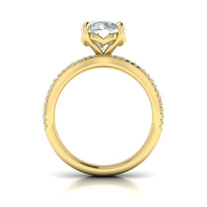 Bold Pave Engagement Ring