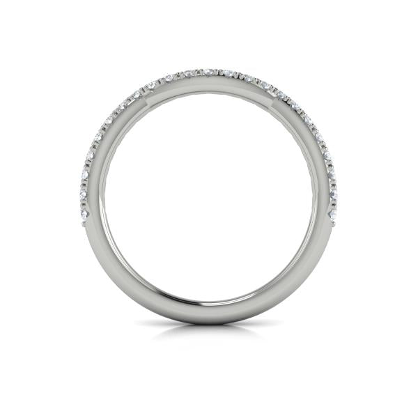 Matching Bands Wedding Band in Platinum by Vlora Bridal