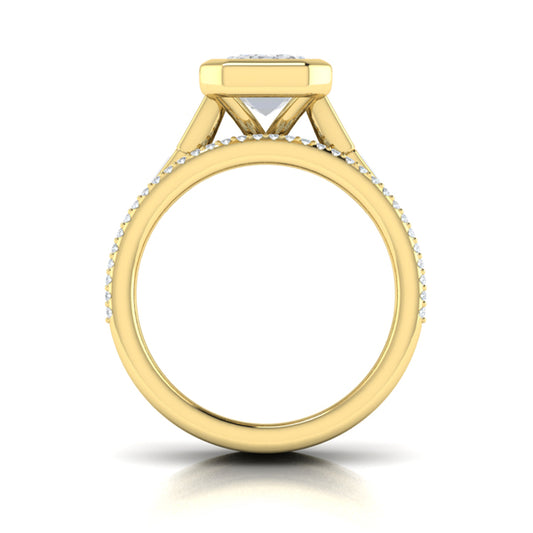 Modern Cathedral Engagement Ring